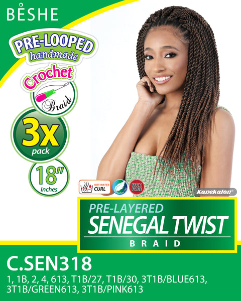 SENEGAL TWIST 18"x3