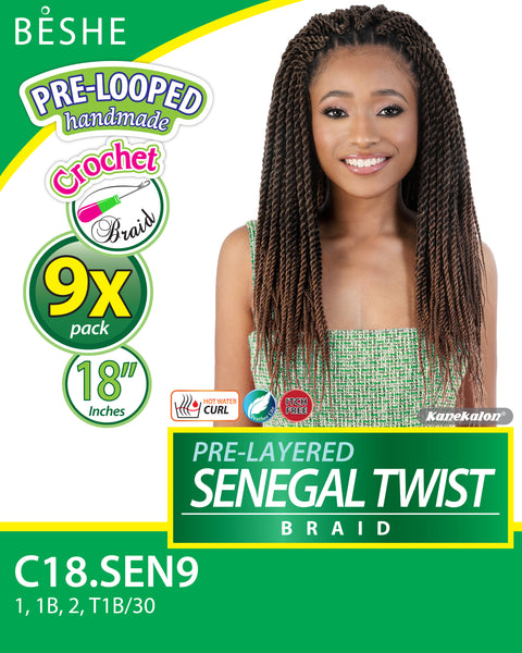 SENEGAL TWIST 18"x9