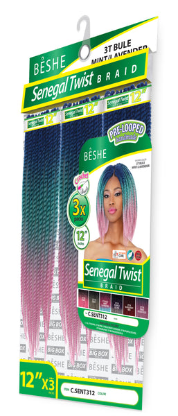 SENEGAL TWIST BRAID 12"x3