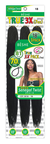 SENEGAL TWIST 18"x3