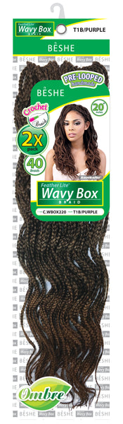 WAVY BOX BRAID 20"x2