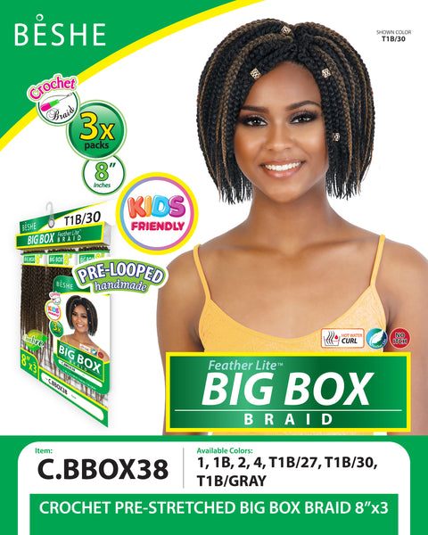 BIG BOX BRAID 8"x3
