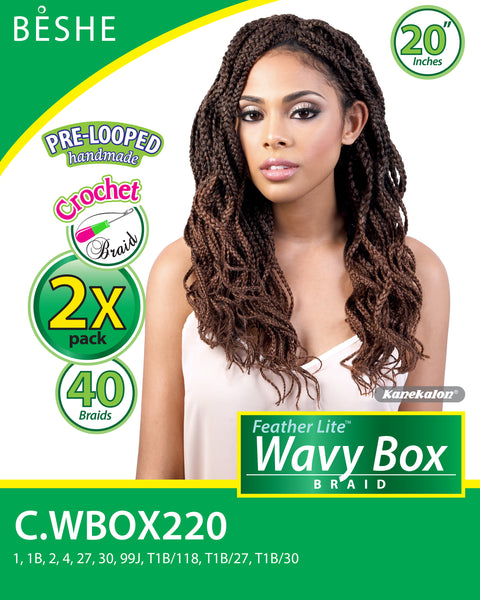 WAVY BOX BRAID 20"x2