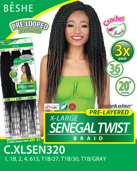SENEGAL TWIST 20"x3