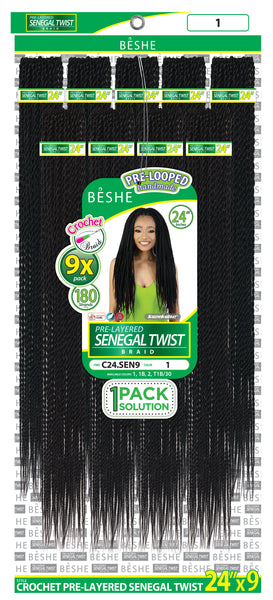 SENEGAL TWIST 24"x9