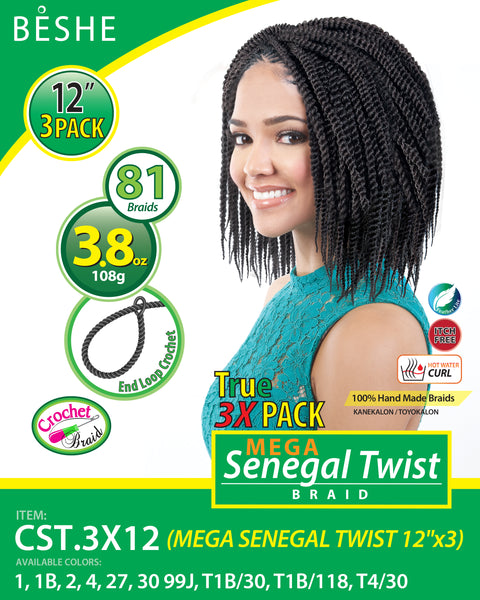 SENEGAL TWIST 12"x3